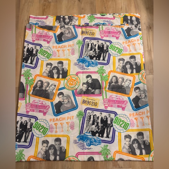 Vintage Beverly Hills 90210 Double Bed Sheet Set